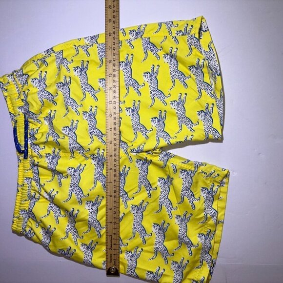 Mini Boden Boys Cheetah Bathers Swimsuit Bathingsuit Shorts size 11-12Y NO FLAWS - Picture 9 of 10